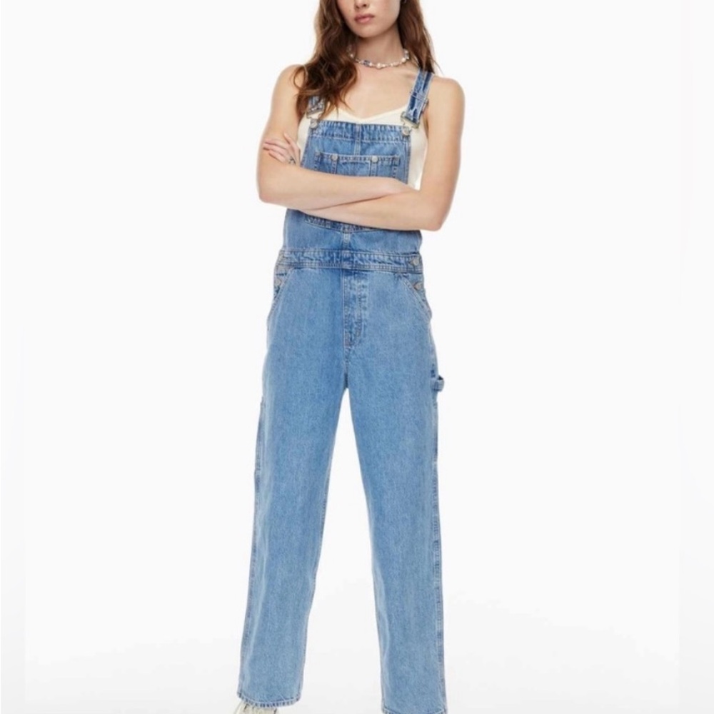 Aritzia- Sunday Best Overheard Light Blue Denim Overalls
